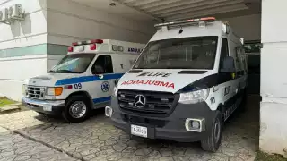 El hombre recibió una herida en la pierna