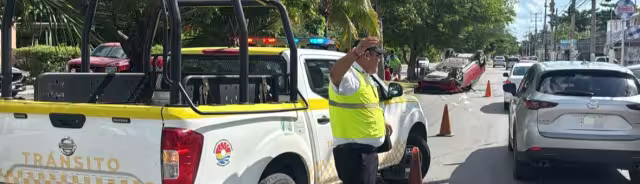 Autoridades dirigieron el tráfico tras el accidente