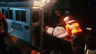 Región Naval traslada a menor lesionada a Puerto Morelos