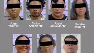 Siete presuntos narcomenudistas detenidos en Cozumel fueron vinculados a proceso