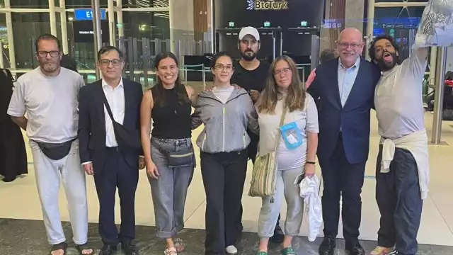 El grupo hizo una escala en Estambul antes de continuar su viaje a CDMX.