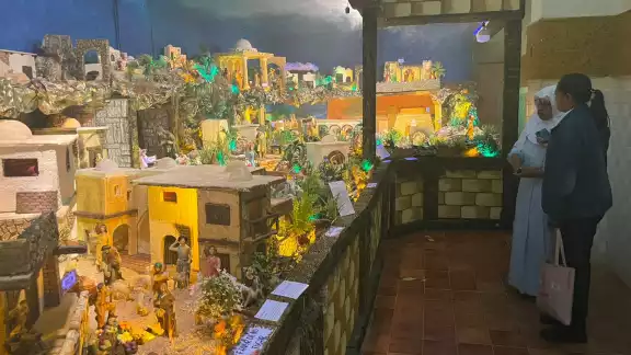 Invitan a visitar el Nacimiento más grande del Sureste mexicano, ubicado en el Asilo Brunet Celarain
