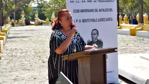 Destacaron el legado de Benito Juárez en Campeche y México