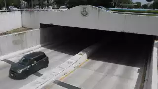 Debido a la acumulación de agua de lluvia que recibió la zona, ocasionó la falla eléctrica y por ende el encharcamiento en el Paso Deprimido