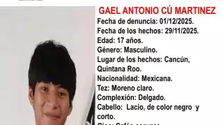 Confirman identidad del cuerpo hallado en la SM 260; era Gael Antonio, joven de 17 años desaparecido en Cancún