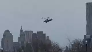 La cola del helicóptero estaba partida antes de caer sobre el río Hudson