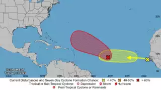La segunda zona de interés se localiza frente a la costa occidental de África