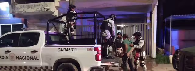 La Guardia Nacional abordó al hombre a la patrulla