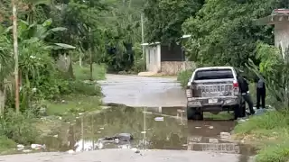 Lluvias llegan a José María Morelos provocando encharcamientos