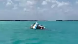 Se hunde embarcación en Bacalar