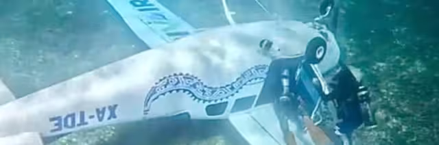 La avioneta de RivAir se desplomó antes de aterrizar en Cozumel