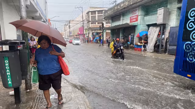 Se esperan fuertes lluvias en la Península de Yucatán