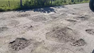 Destrozado el acceso al municipio