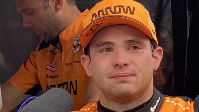 Con lágrimas en los ojos, así terminó Pato O'Ward, luego de lograr el triunfo 