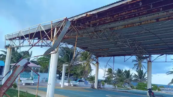 Los habitantes lamentan que las autoridades no le den mantenimiento a la estructura. Los habitantes lamentan que las autoridades no le den mantenimiento a la estructura.