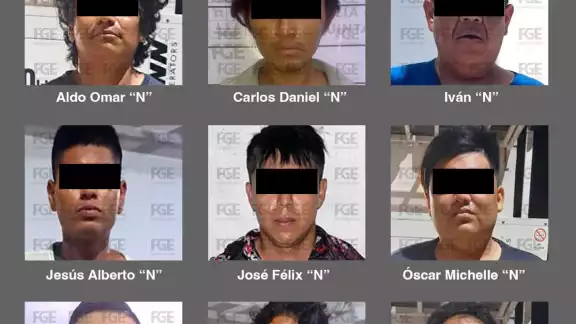 Nueve individuos fueren detenidos por conducir actividades de narcomenudeo en distintos municipios.