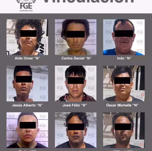 Nueve individuos fueren detenidos por conducir actividades de narcomenudeo en distintos municipios.