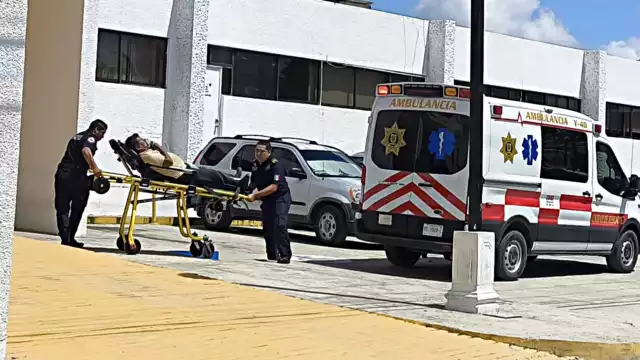 El abuelito fue ingresado a urgencias en Tizimín