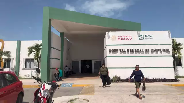El Hospital General de Chetumal se vio muy afectado por la situación.