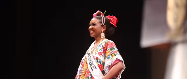 La yucateca quedó en octavo lugar como aspirante a Reina de Xmatkuil 2024
