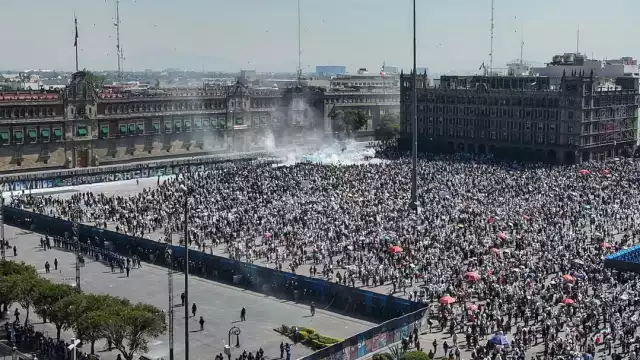 Se da seguimiento a la protesta de la generación Z en la CDMX