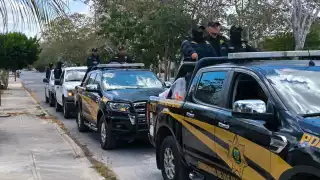 Por aire y tierra, Secretaría de Seguridad  ‘blinda’ jornada electoral en Yucatán  