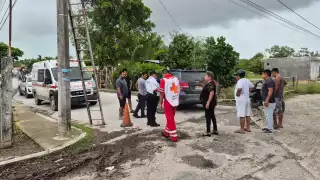 Menor  atropella a peatón, hiere a un motociclista y aplasta un perro en Champotón  