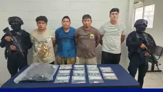 Los cuatro hombres quedaron a disposición de la FGE