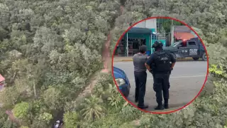 Policías estatales de investigación lograron ubicar a las dos personas a salvo, las cuales estaban entre áreas verdes