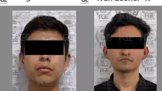 Los detenidos y vinculado fueron identificados como Ángel Arturo “N” e Iván Leonel “N”