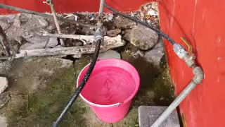 Escasea el agua en las casas de Telchac Pueblo por daños en las tuberías