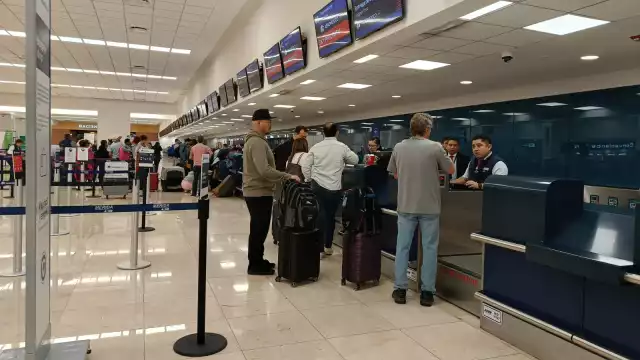 Hay buena movilización de pasajeros en el aeropuerto de Mérida