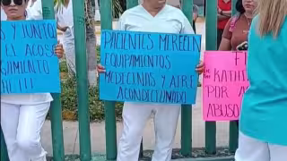 El conflicto laboral en el Hospital IMSS-Bienestar de Mamantel continúa.
