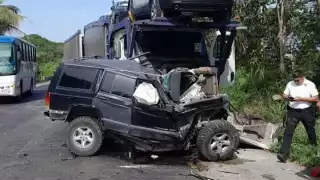 Las unidades involucradas fueron llevadas al corralón municipal