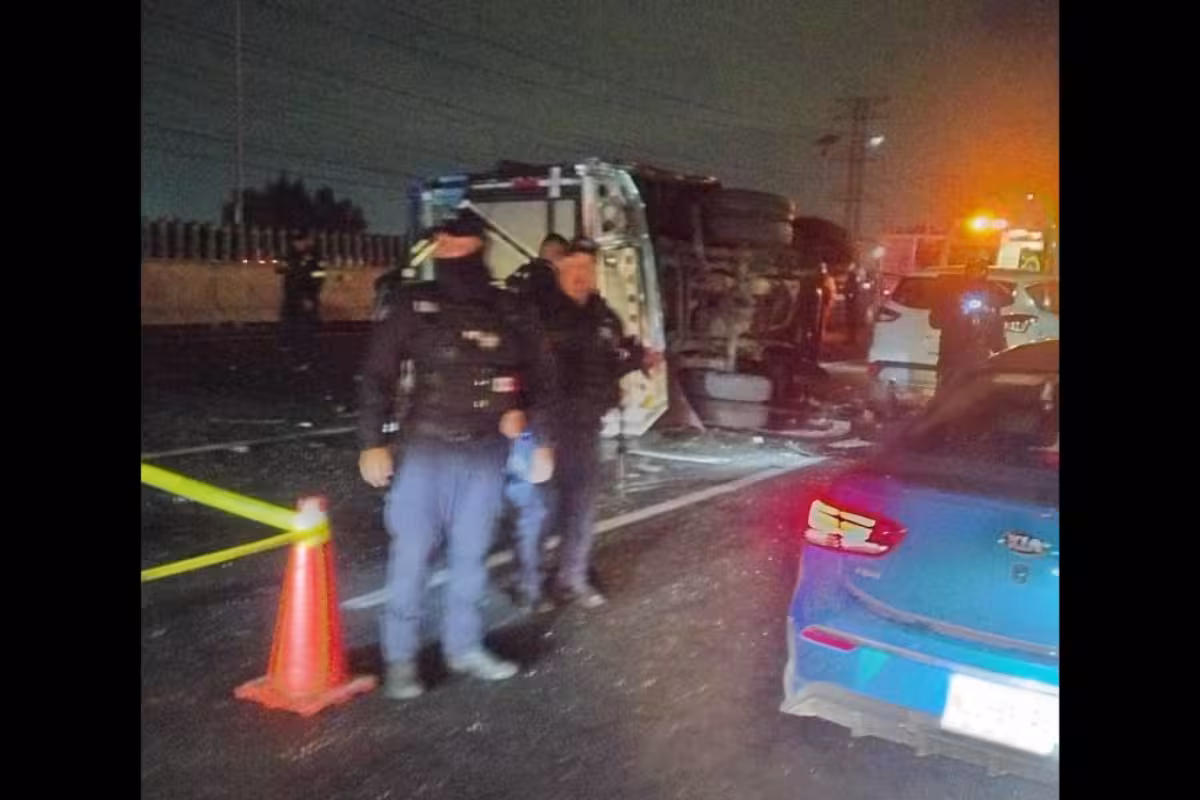 Trágico choque múltiple en la México-Pachuca deja dos muertos y colapsa ...