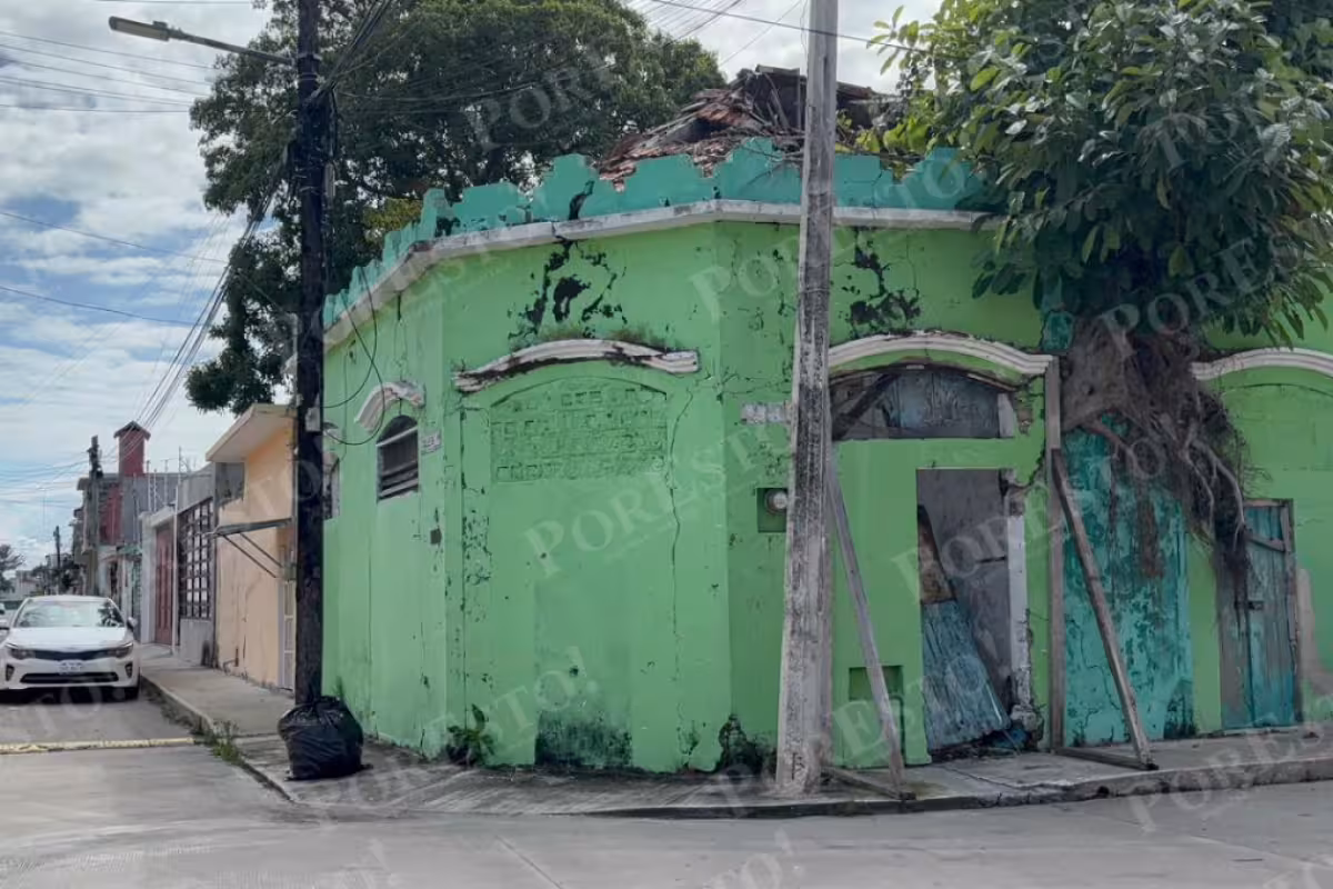 Viviendas antiguas ponen en riesgo a vecinos en Ciudad del Carmen ...