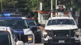 Agentes de seguridad arribaron a la escena del crimen