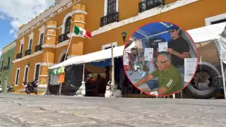 Fernando Betancourt, ex trabajador despedido de la Alcaldía de Campeche, denunció que dos de sus compañeros “vendieron” la causa de los 22 manifestantes.