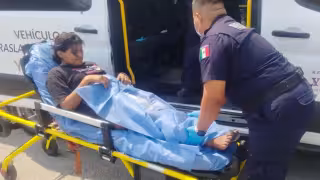 Elementos de la SSP brindaron apoyo tras recibir el reporte en un punto de revisión