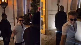 Luis Miguel reaparece en Las Vegas y saluda a sus fans.