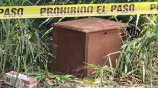 Cámaras de vigilancia no captaron al responsable de dejar las cenizas
