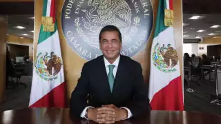 Carlos Alberto Puentes Salas, coordinador del PVEM en la Cámara de Diputados