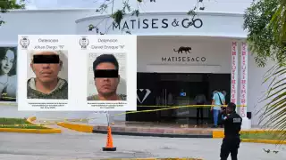 Trasladan a detenidos de intento de robo de joyería ante un juez de Playa del Carmen