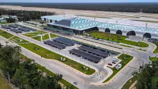 Así luce el Aeropuerto Internacional de Tulum