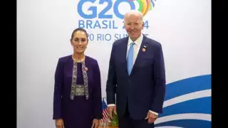 La presidentra Claudia Sheinbaum coincidió con el mandatario estadounidense, Joe Biden, en la importancia de la relación bilateral entre ambas naciones