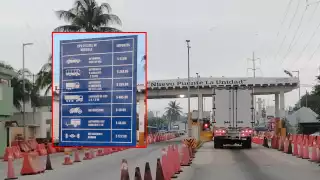 Tras dos años sin ajustes, el peaje del Puente La Unidad aumentó entre 14 y 15%.