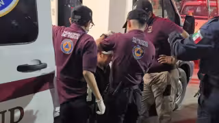 Empleado de vulcanizadora sufre caída y resulta lesionado en el fraccionamiento Reforma