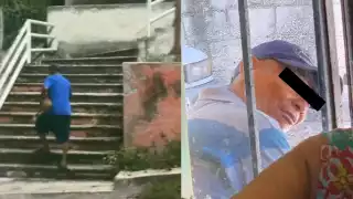 Fiscalía investiga a sujeto que arrastró a un cachorro en la colonia Sascalum, Campeche.