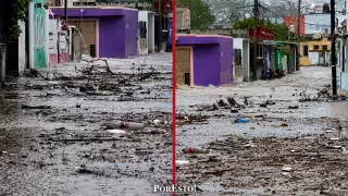 Las lluvias provocaron inundaciones que colapsaron diferentes colonias.