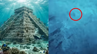 Un video viral desató un debate sobre una pirámide submarina en Yucatán